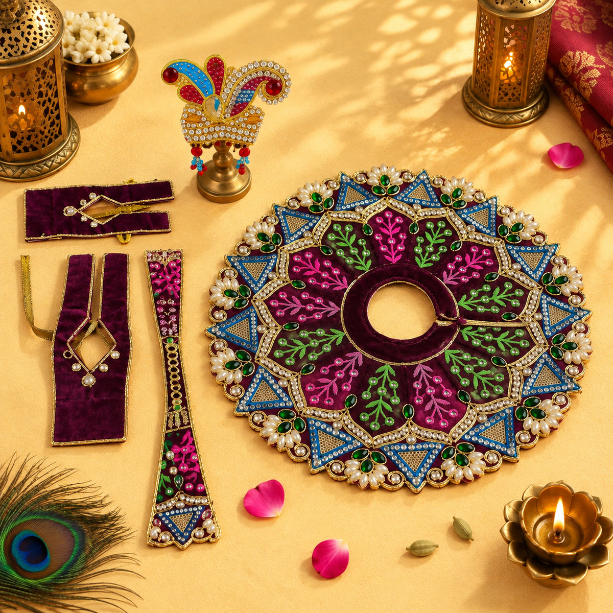 Jamuni Shahi Poshak Set of 5