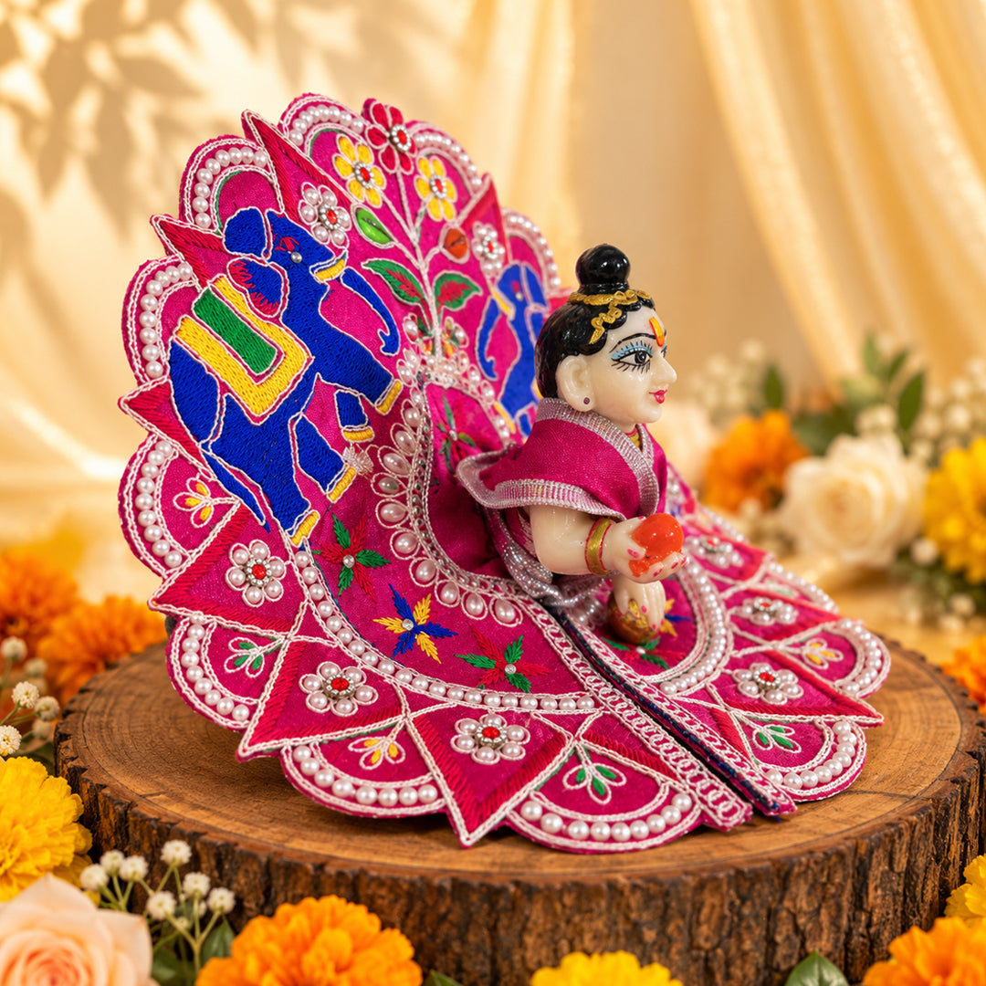 Kanha Rang Nitya Seva Laddu Gopal Dresses (Set of 2)