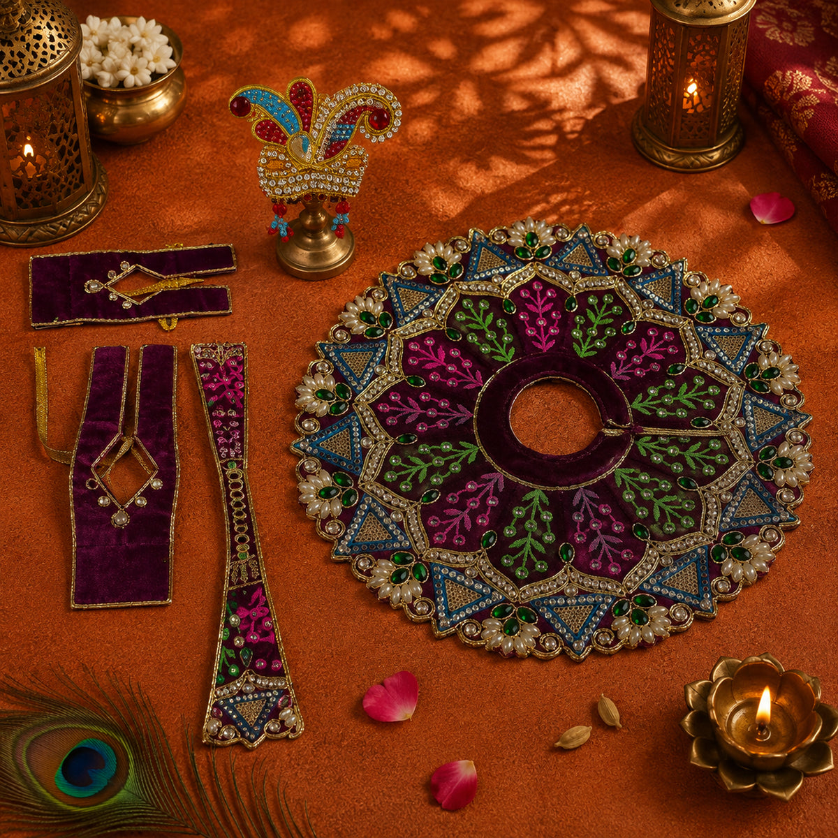 Jamuni Shahi Poshak Set of 5