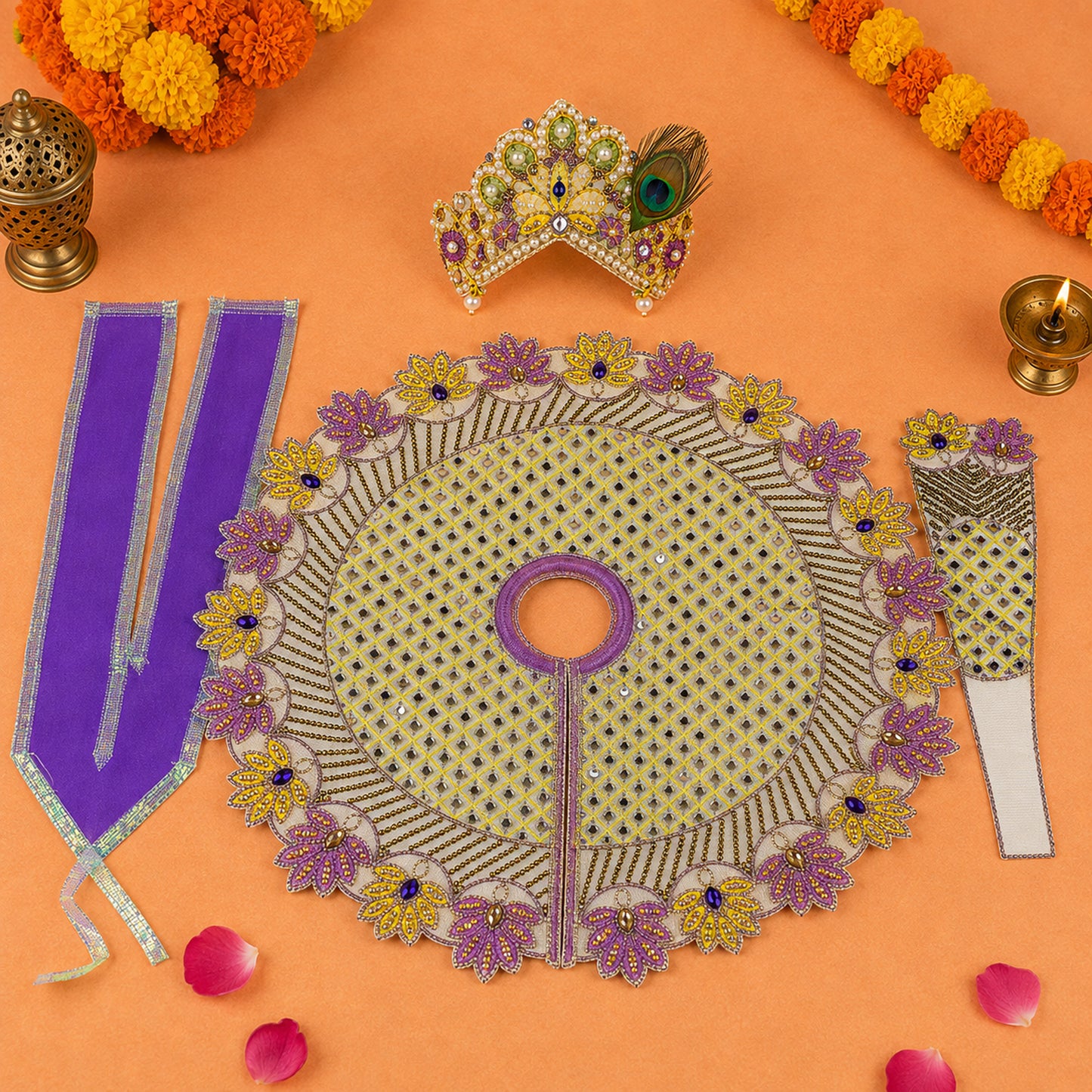 Nand Kishore Navratri Poshak with Pagdi