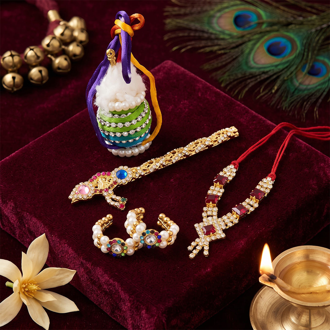 Neel Pushp Laddu Gopal Dress