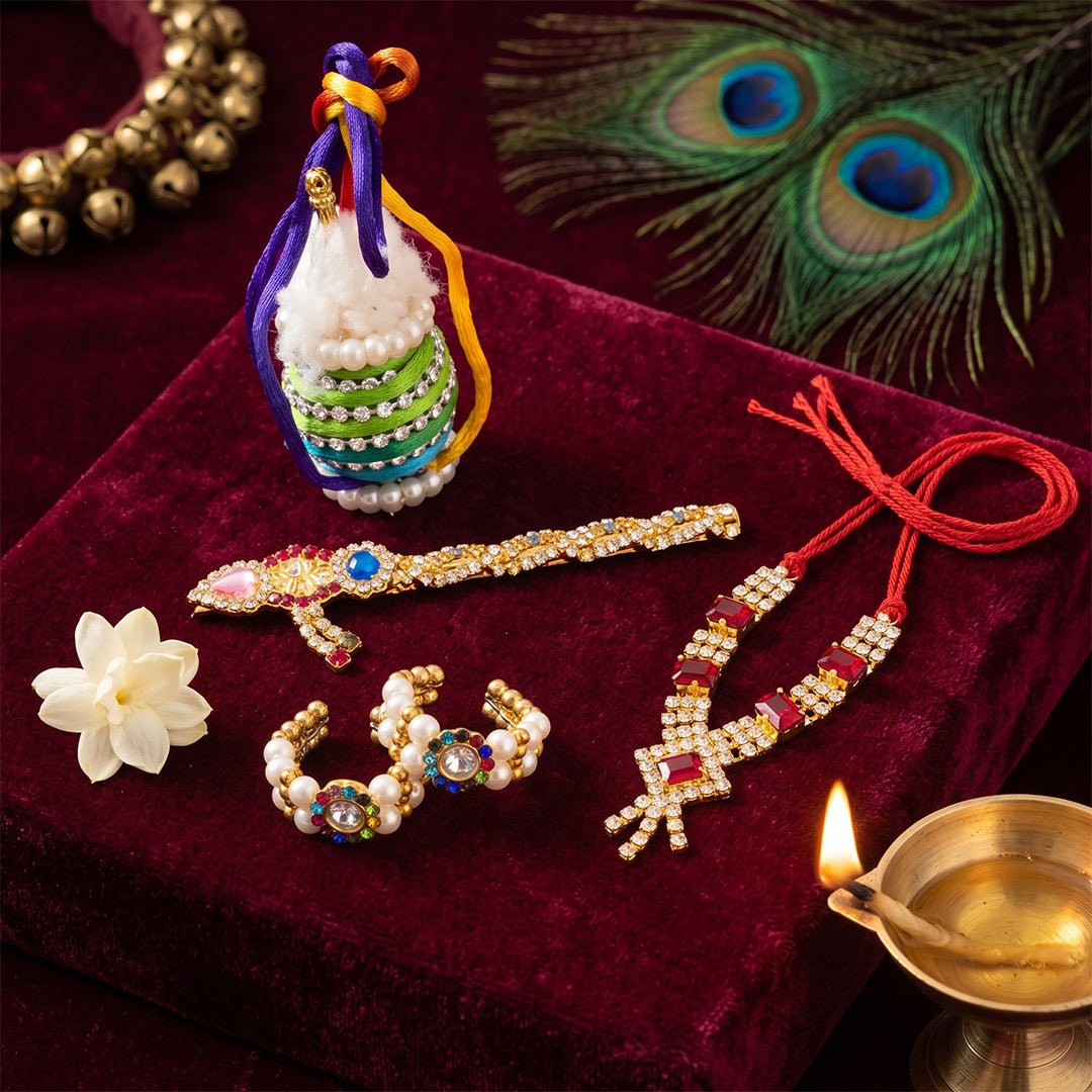 Kesar Bahar Laddu Gopal Dress