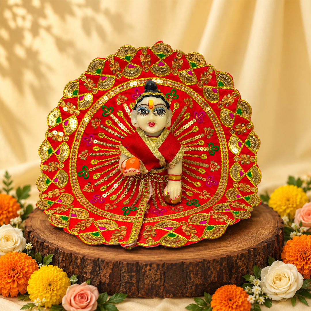 Girdhari Nitya Seva Laddu Gopal Dresses (Set of 3)