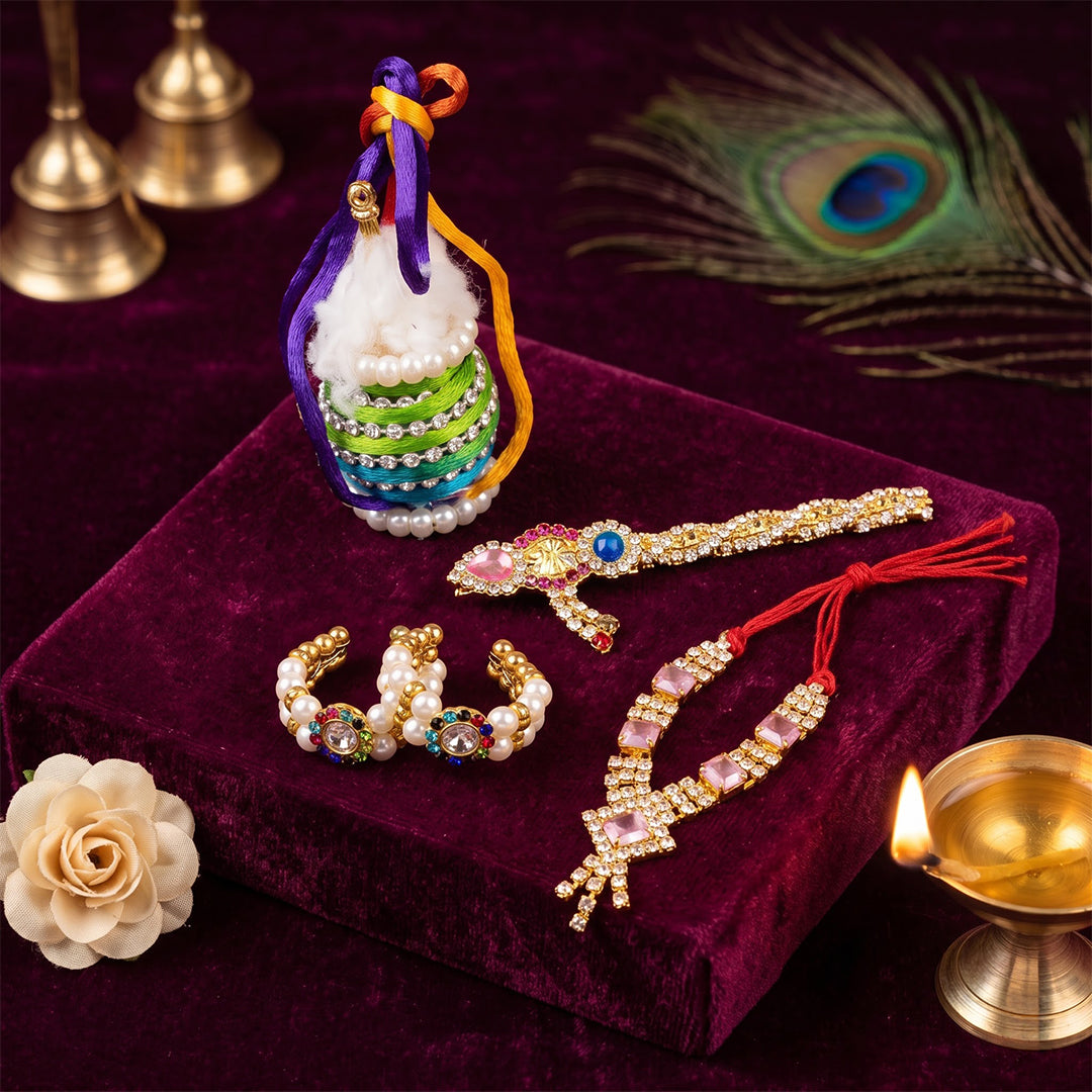 Shyam Rajwadi Designer Laddu Gopal Dress