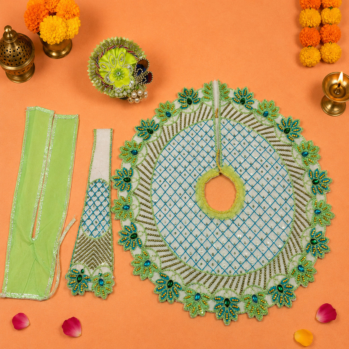 Banke Bihari Navratri Poshak with Pagdi