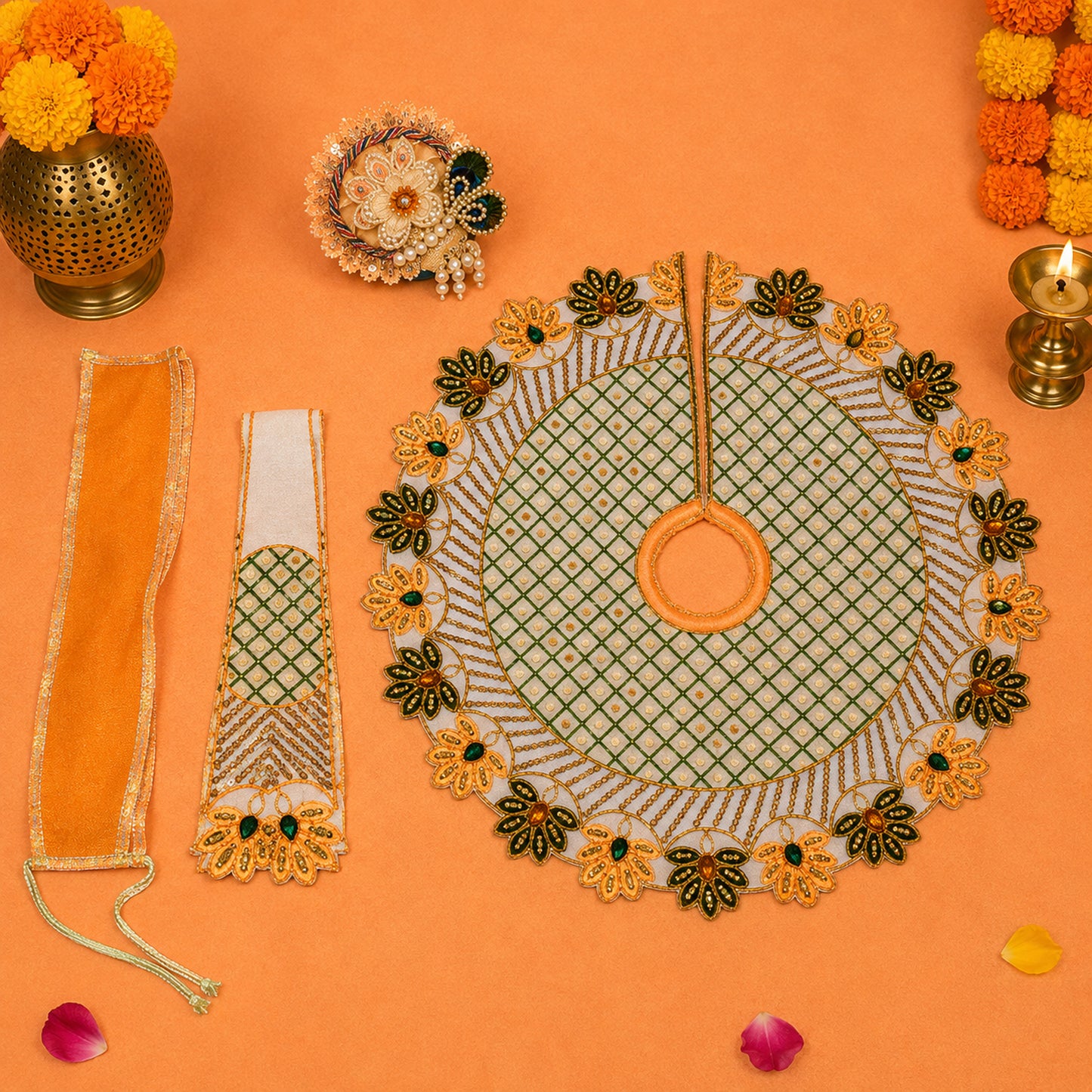 Madan Mohan Navratri Poshak with Pagdi