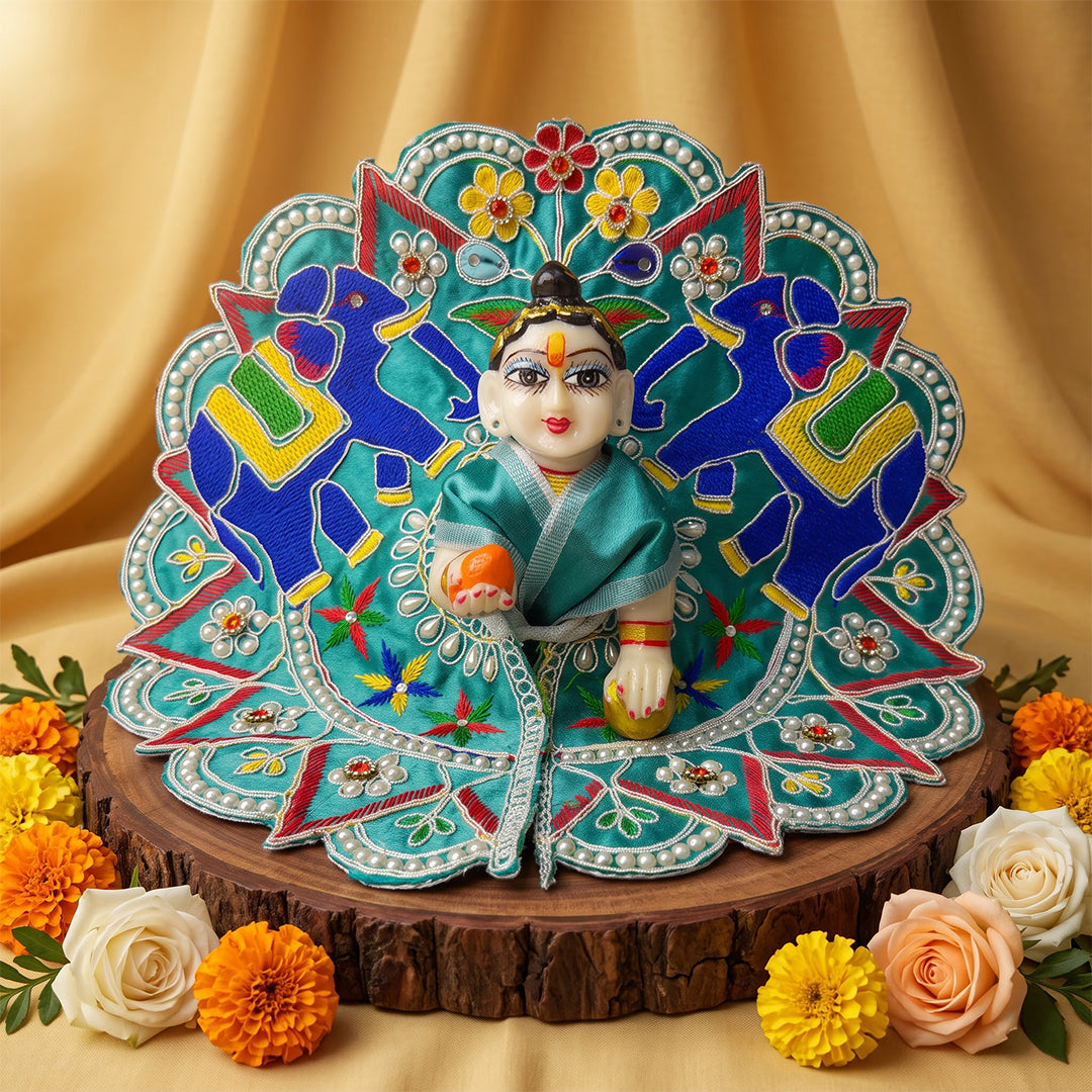 Prem Mandir Nitya Seva Laddu Gopal Dresses (Set of 4)