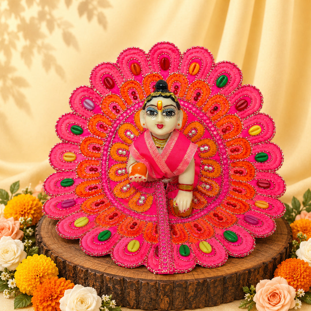 Mohan Shringar Nitya Seva Laddu Gopal Dresses (Set of 3)