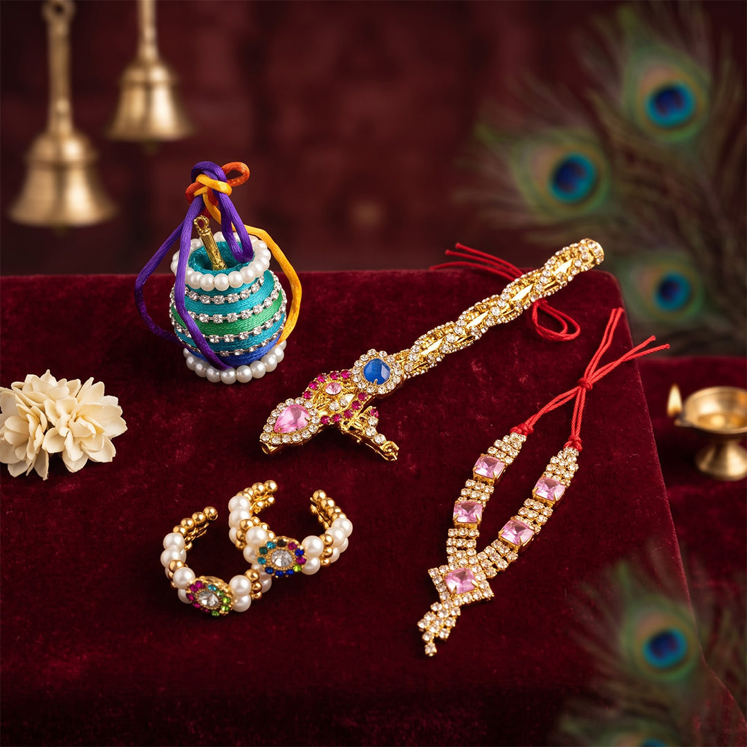 Gulabi Bahar Laddu Gopal Dress