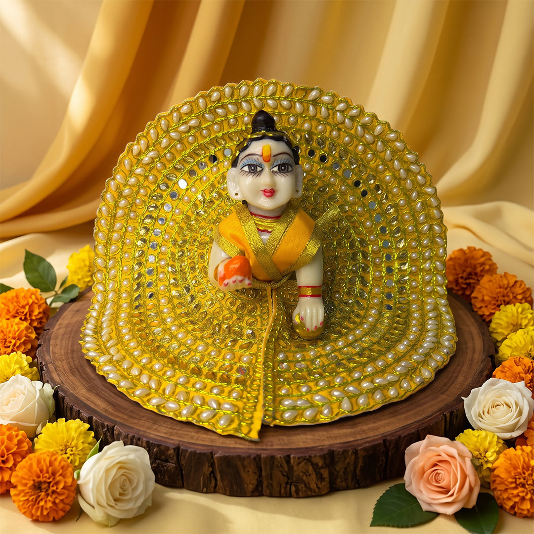 Vrindavan Nitya Seva Laddu Gopal Dresses (Set of 4)