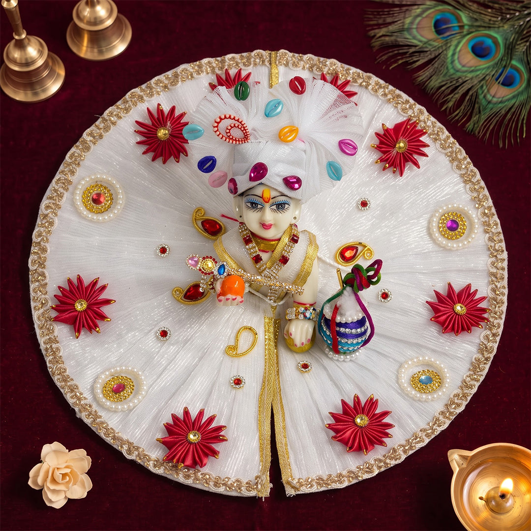 Phoolwari Laddu Gopal Dress