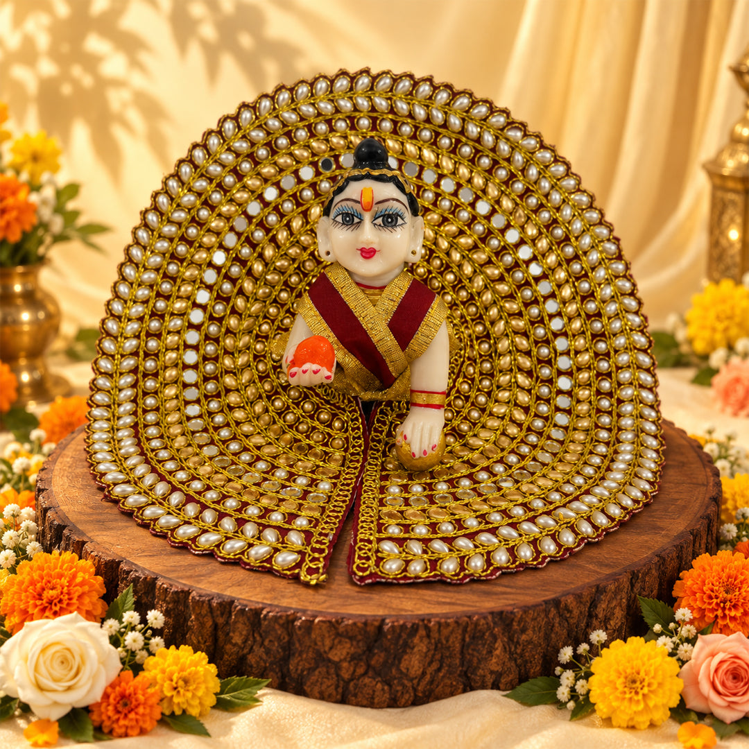 Prem Mandir Nitya Seva Laddu Gopal Dresses (Set of 5)