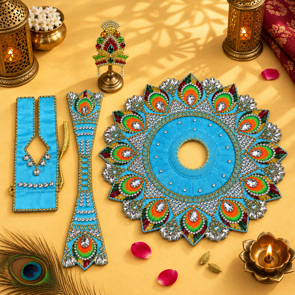 Firoza Shahi Poshak Set of 5