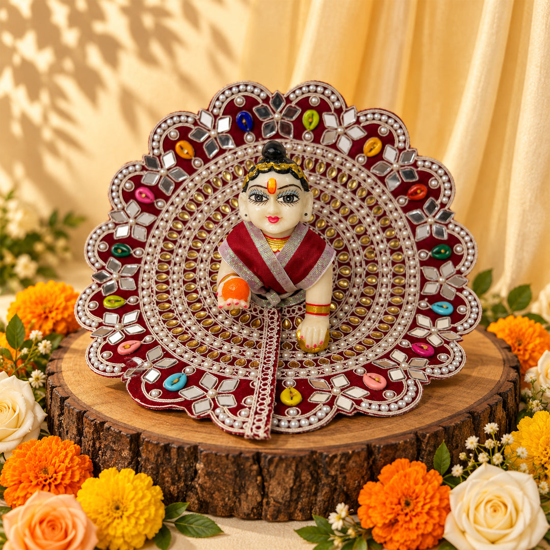 Murlidhar Nitya Seva Laddu Gopal Dresses (Set of 3)