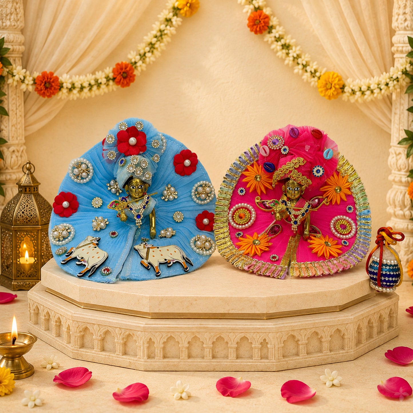 Gokul Utsav Laddu Gopal Janmashtami Special Seva Set (Pack of 9)