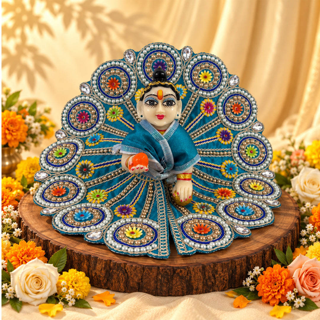 Prem Mandir Nitya Seva Laddu Gopal Dresses (Set of 5)