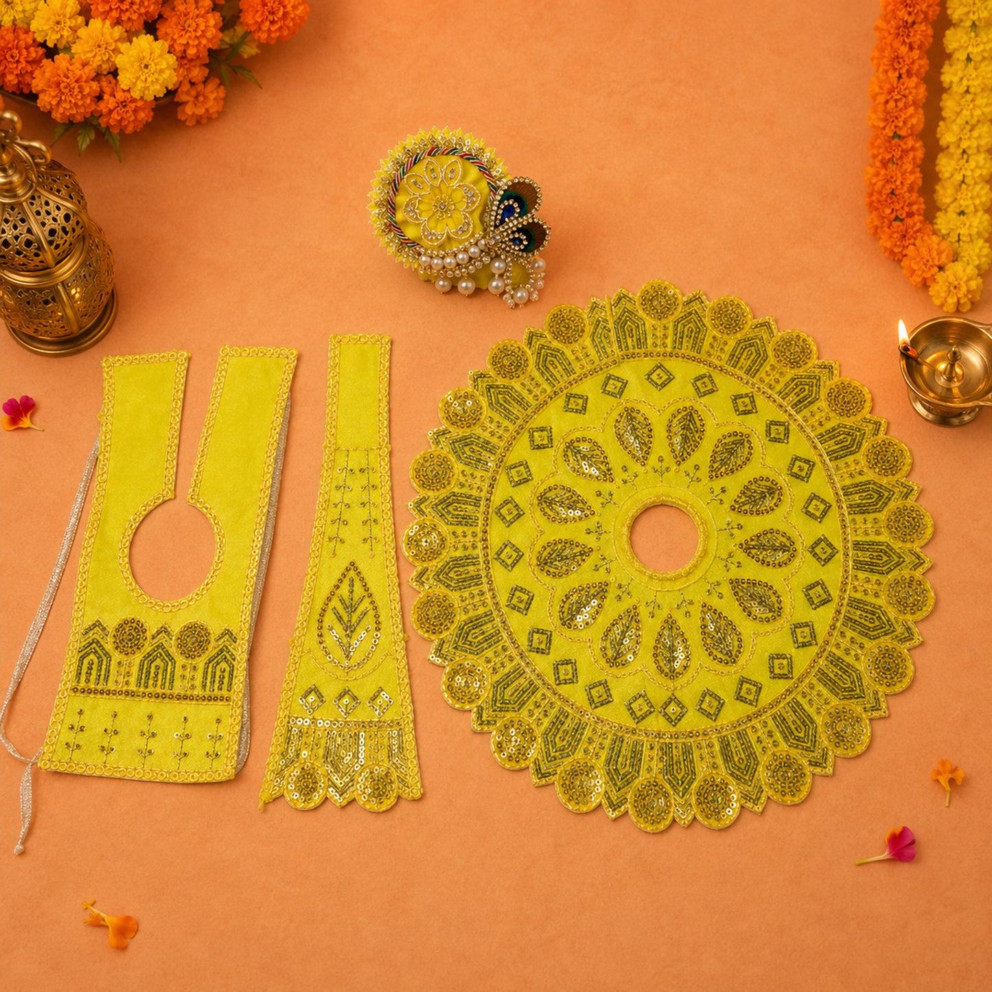 Aarti Utsav Navratri Poshak with Pagdi