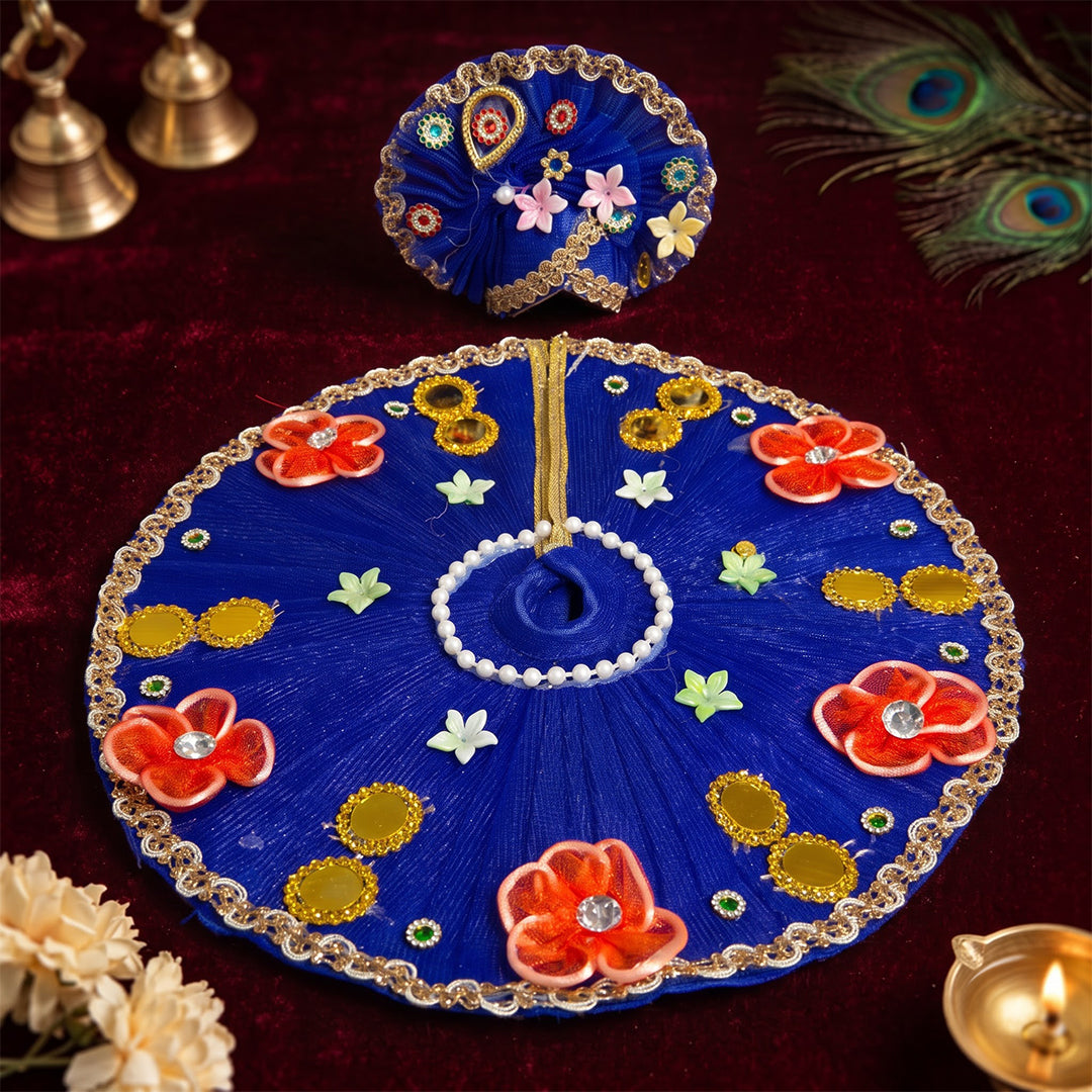 Neel Pushp Laddu Gopal Dress