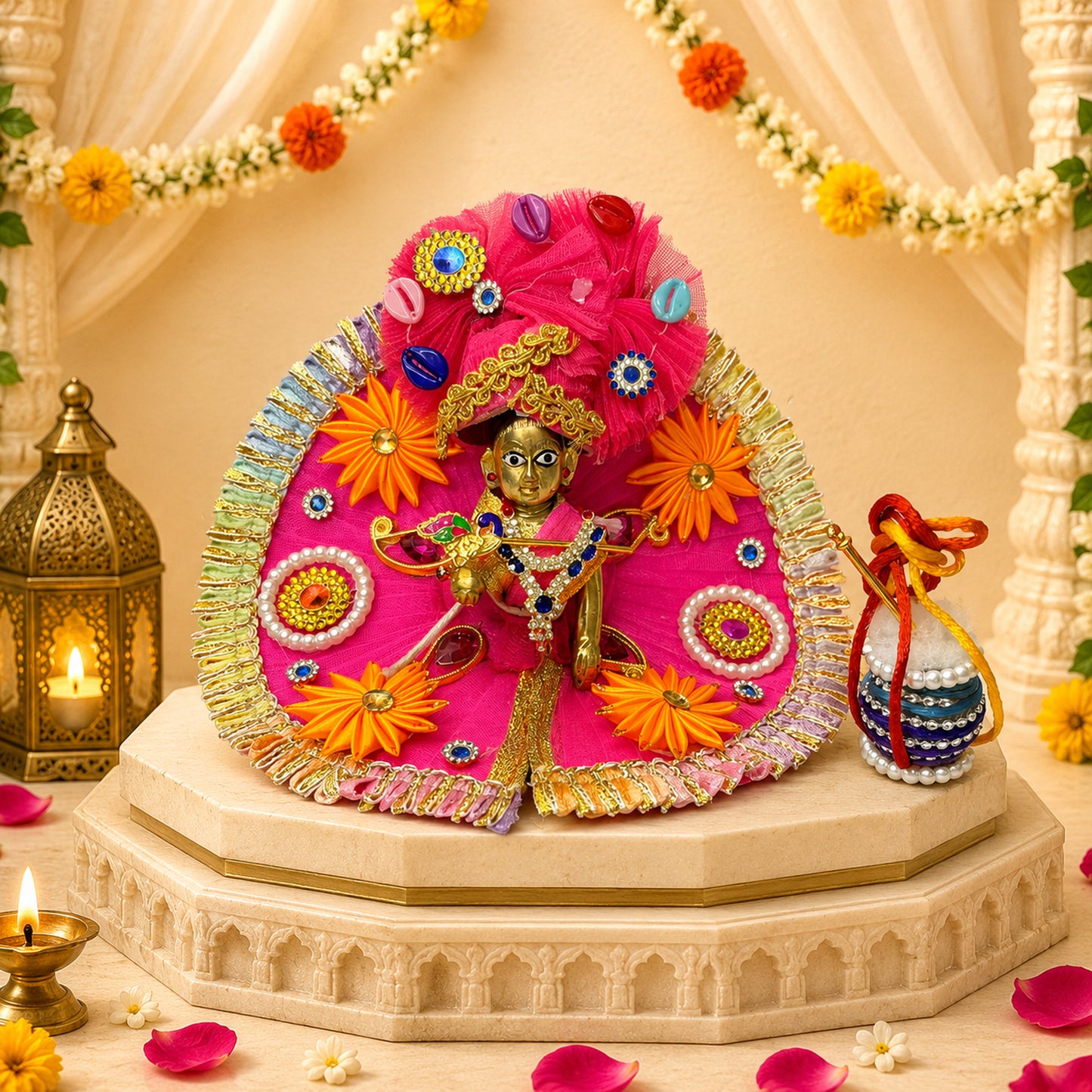 Gokul Utsav Laddu Gopal Janmashtami Special Seva Set (Pack of 9)