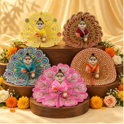 Braj Rang Nitya Seva Laddu Gopal Dresses (Set of 5)