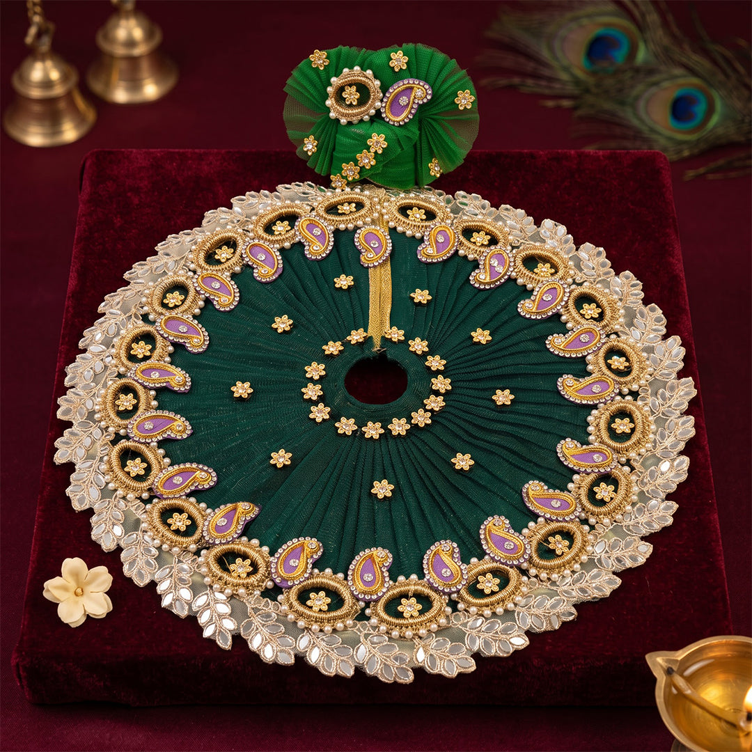 Shahi Zari Laddu Gopal Dress