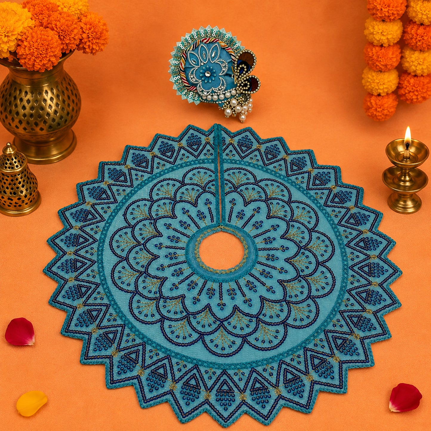 Nidhivan Utsav Navratri Poshak with Pagdi