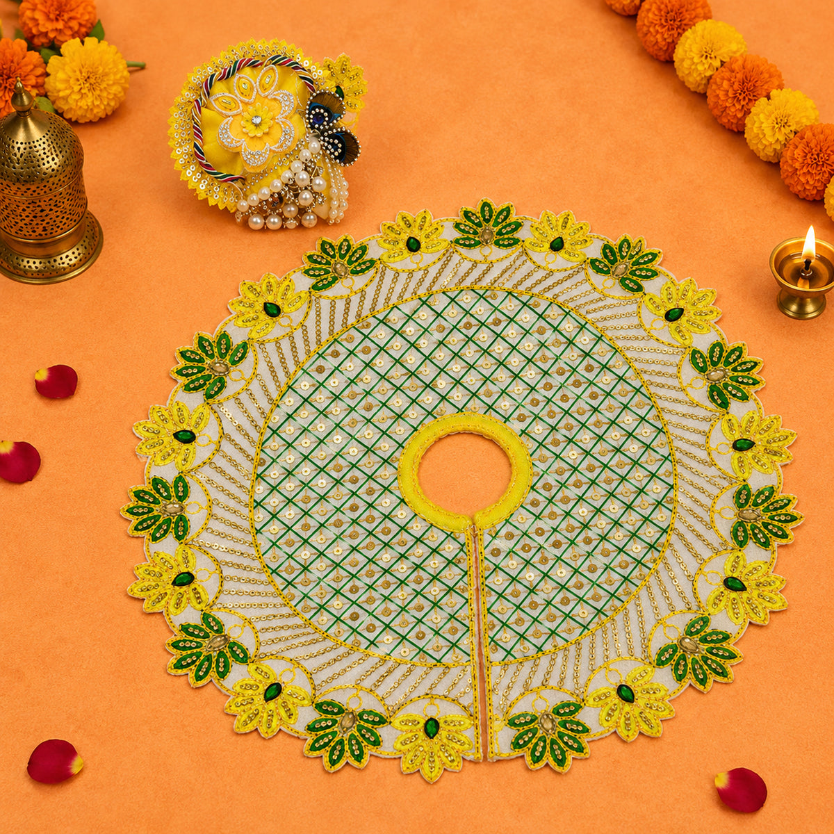 Kanha Kripa Navratri Poshak with Pagdi
