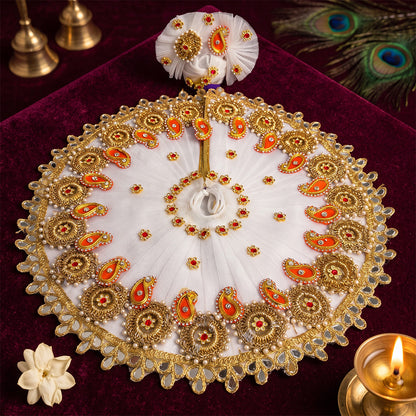Peacock Pearl Laddu Gopal Dress