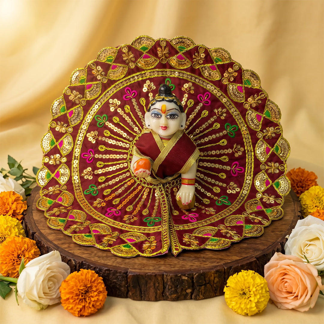 Nandlal Nitya Seva Laddu Gopal Dresses (Set of 4)