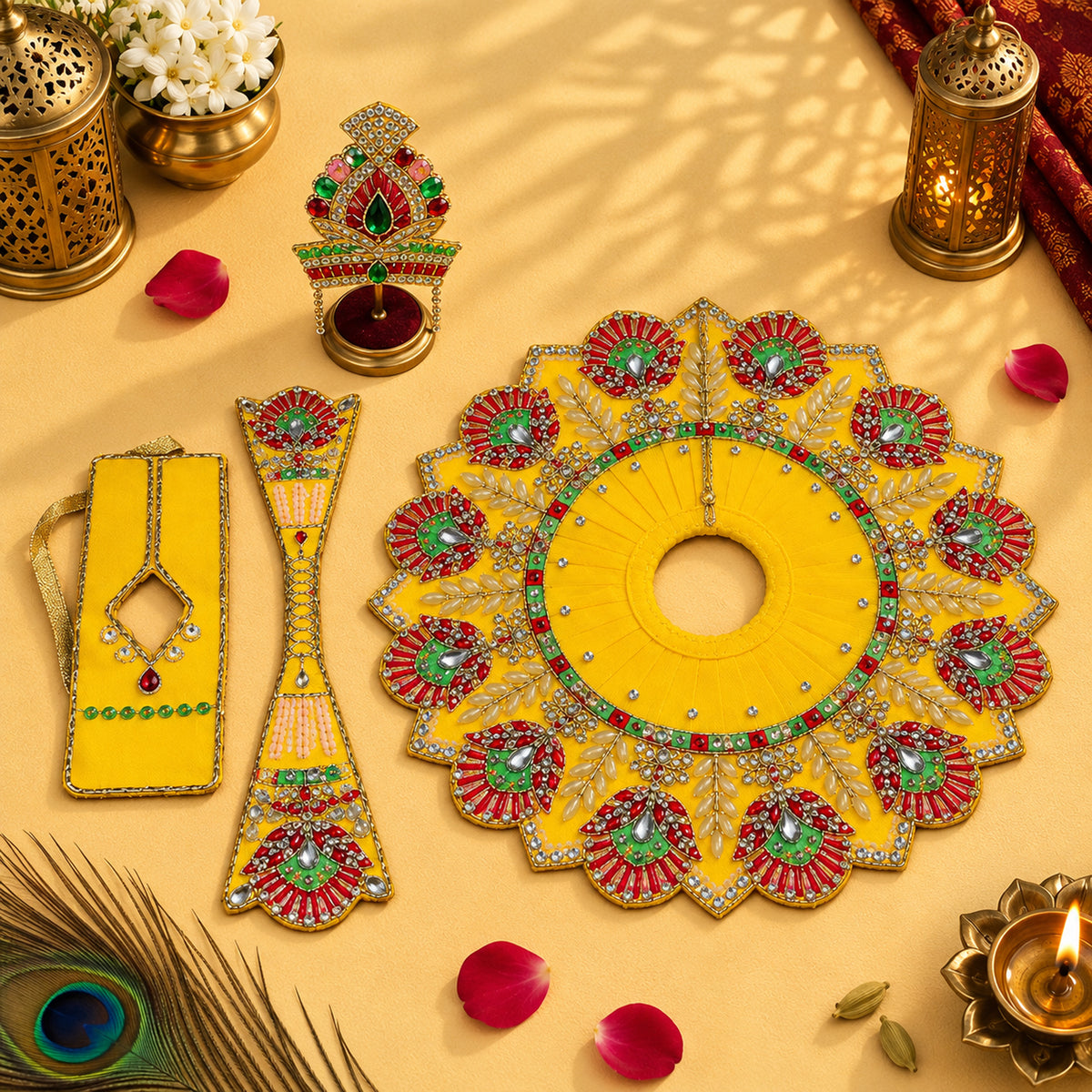 Sunehri Shahi Poshak Set of 5