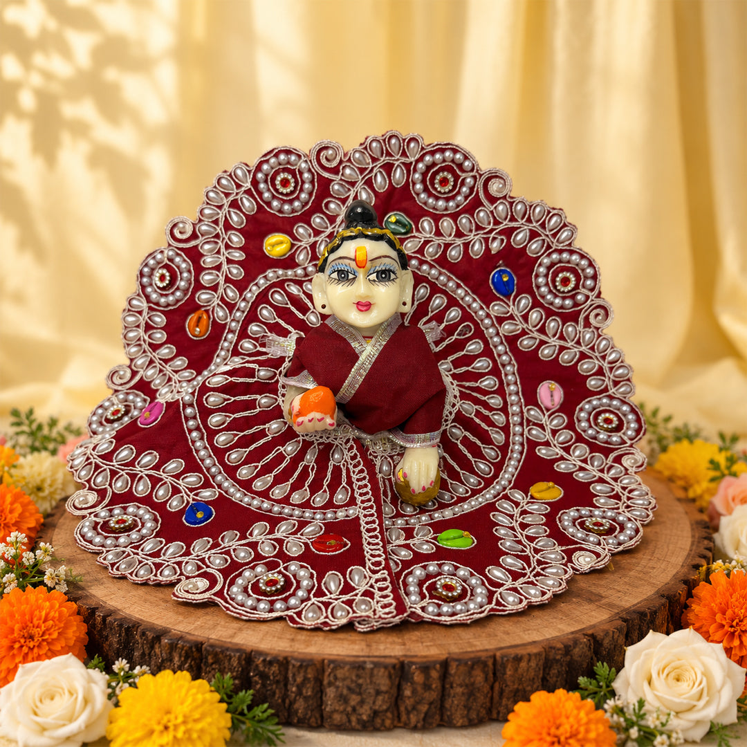 Girdhari Nitya Seva Laddu Gopal Dresses (Set of 3)