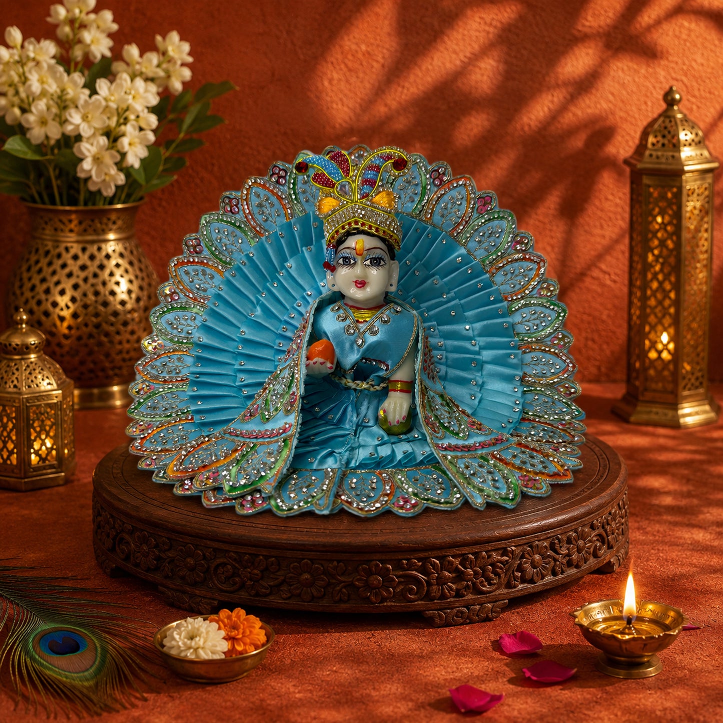 Mor Pankhi Shahi Poshak Set of 5
