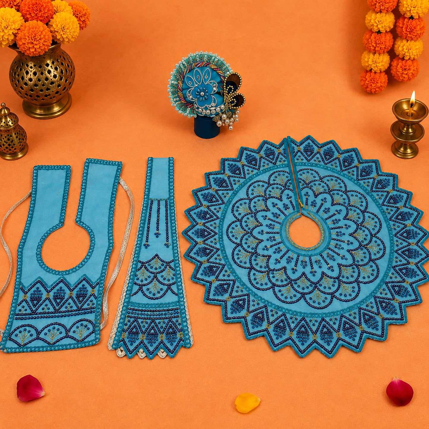 Nidhivan Utsav Navratri Poshak with Pagdi