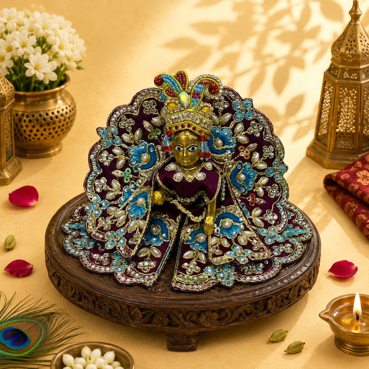 Shahi Kanha Shringar Set