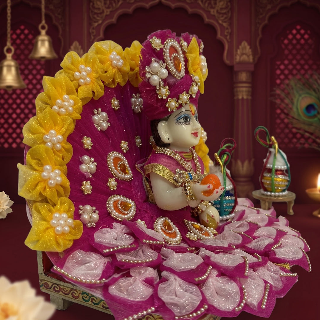 Mehfil Floral Laddu Gopal Dress
