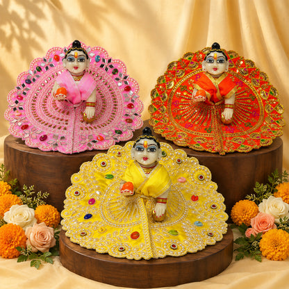 Madan Mohan Nitya Seva Laddu Gopal Dresses (Set of 3)