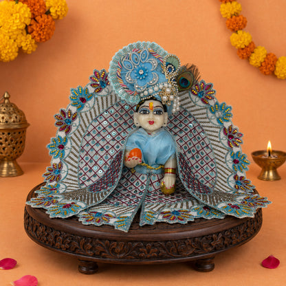 Gokul Dham Navratri Poshak with Pagdi