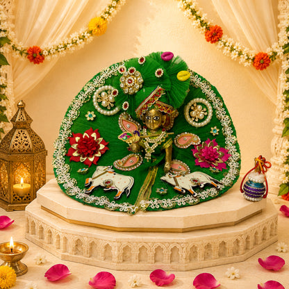 Nand Ghar Anand Laddu Gopal Janmashtami Celebration Set (Pack of 9)