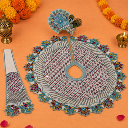 Gokul Dham Navratri Poshak with Pagdi