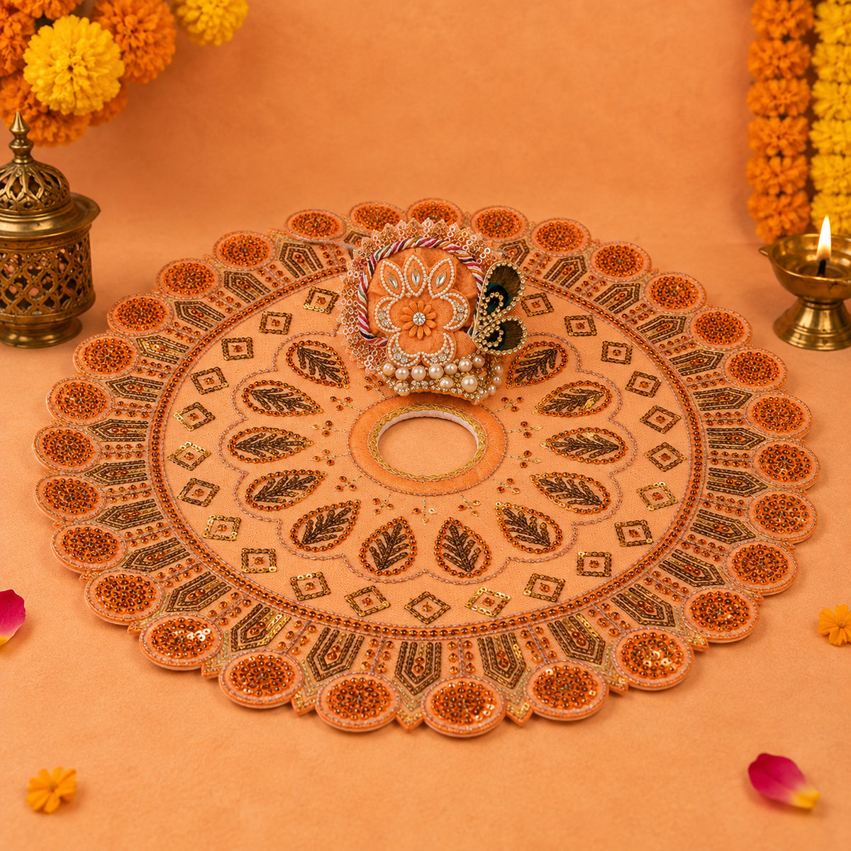 Bahar Navratri Poshak with Pagdi