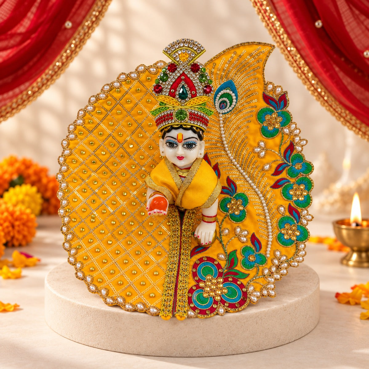 Navratri Rangotsav Laddu Gopal Dresses (Set of 13 + 5 Surprise Gifts)