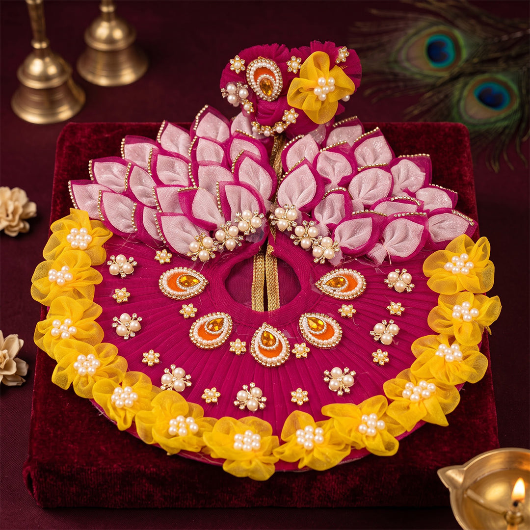 Mehfil Floral Laddu Gopal Dress