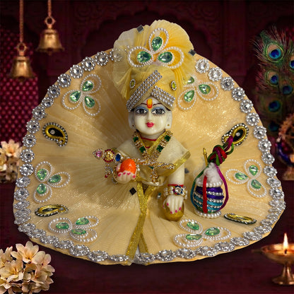 Kanha Rangoli Designer Laddu Gopal Dress