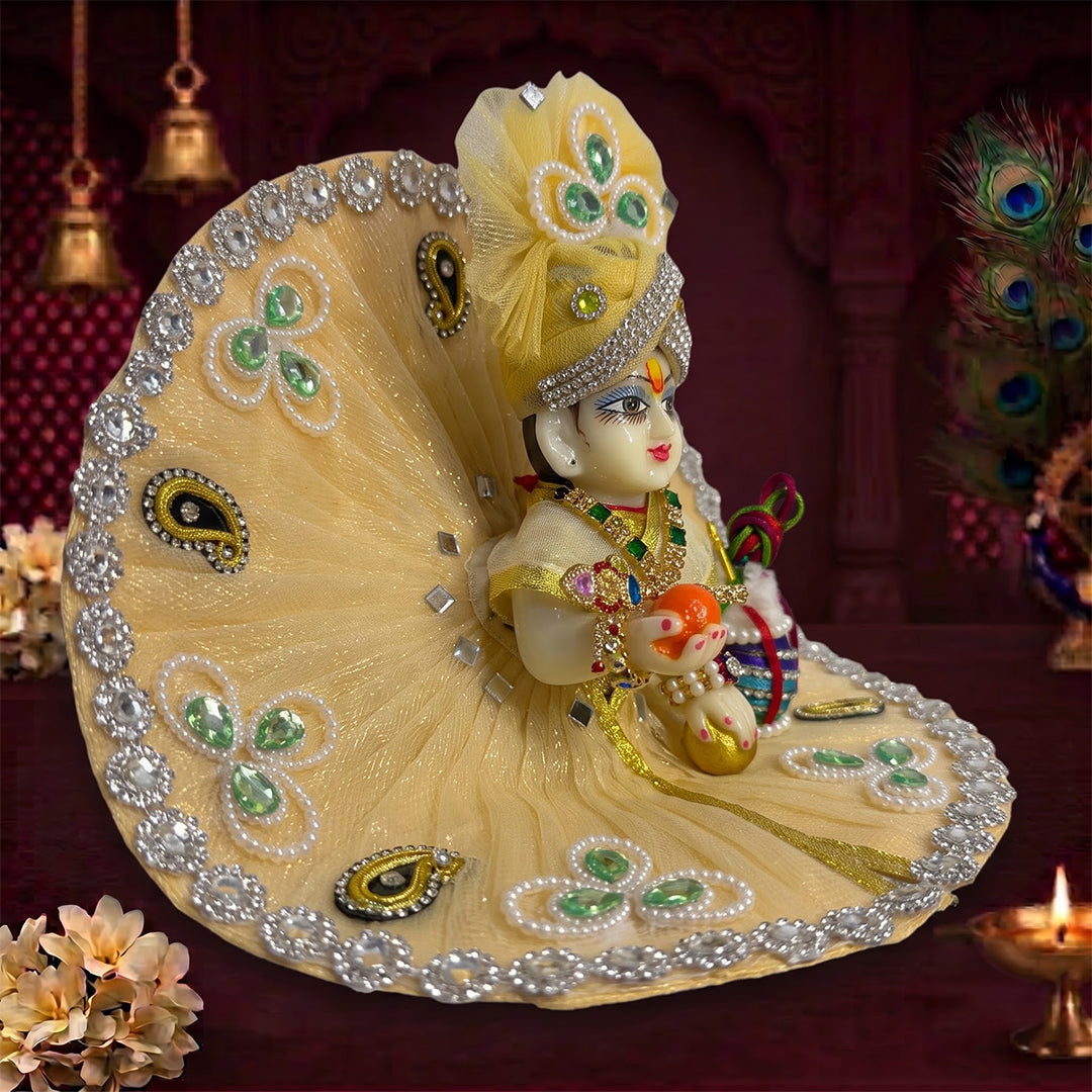 Kanha Rangoli Designer Laddu Gopal Dress