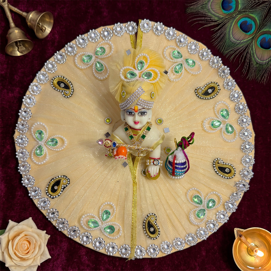 Kanha Rangoli Designer Laddu Gopal Dress