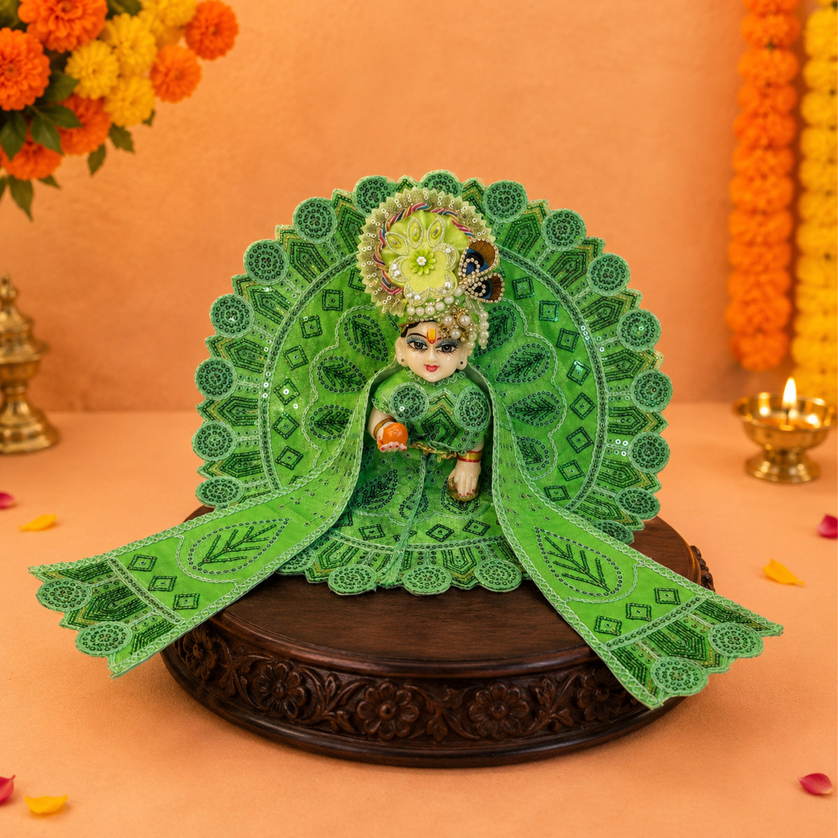 Garba Raat Navratri Poshak with Pagdi