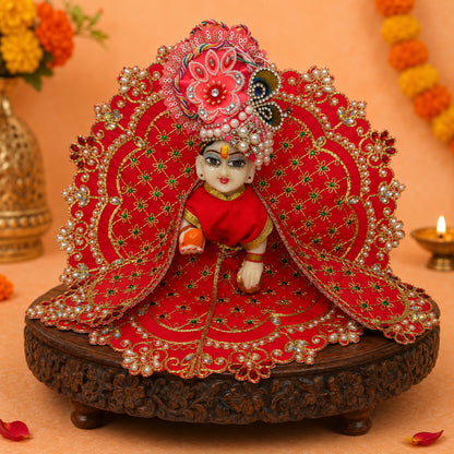 Vrindavan Vihar Navratri Poshak with Pagdi