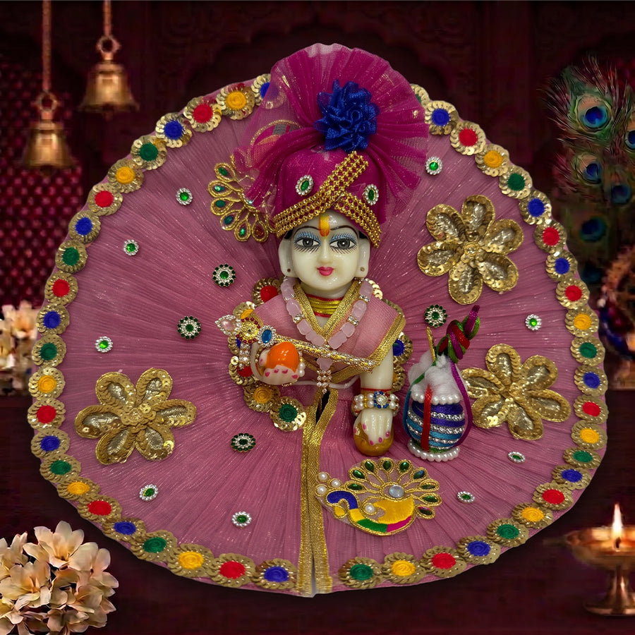 Shyam Rajwadi Designer Laddu Gopal Dress