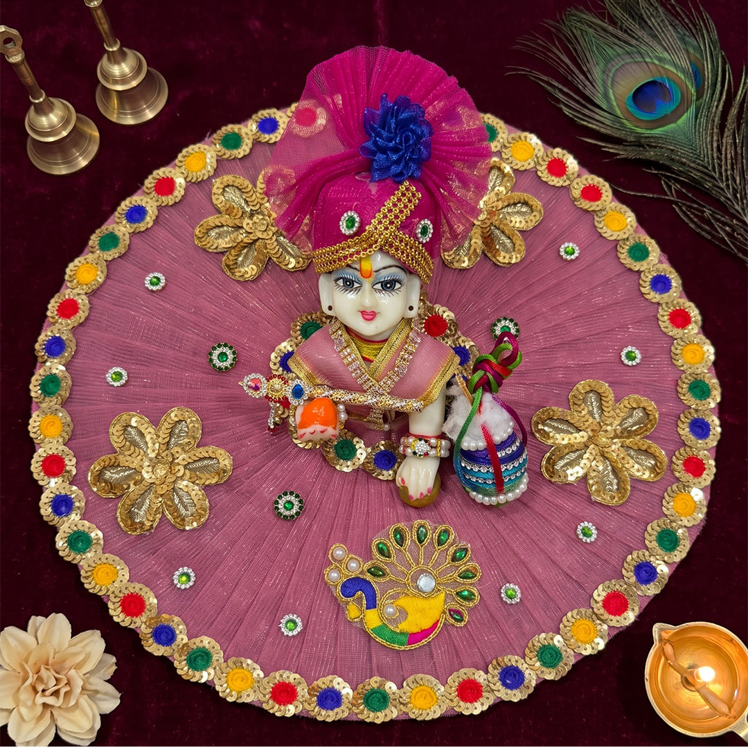 Shyam Rajwadi Designer Laddu Gopal Dress