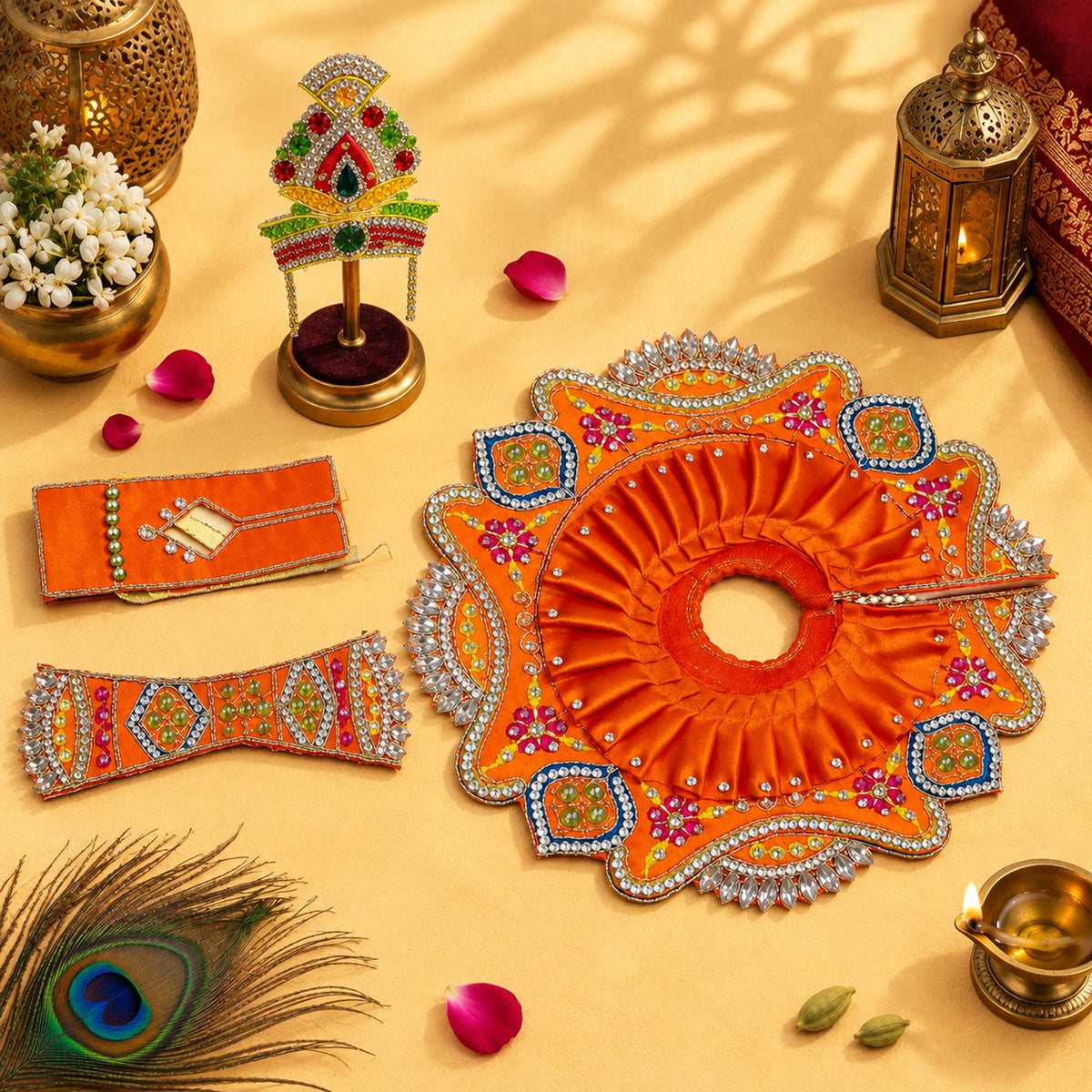 Kesari Shahi Poshak Set of 5